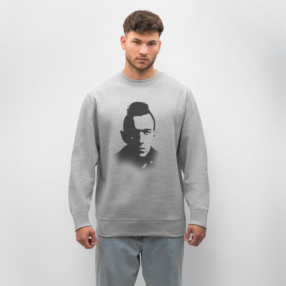 Stencil of Rebellion, Ekologisk sweatshirt CHANGER unisex från Stanley/Stella - gråmelerad