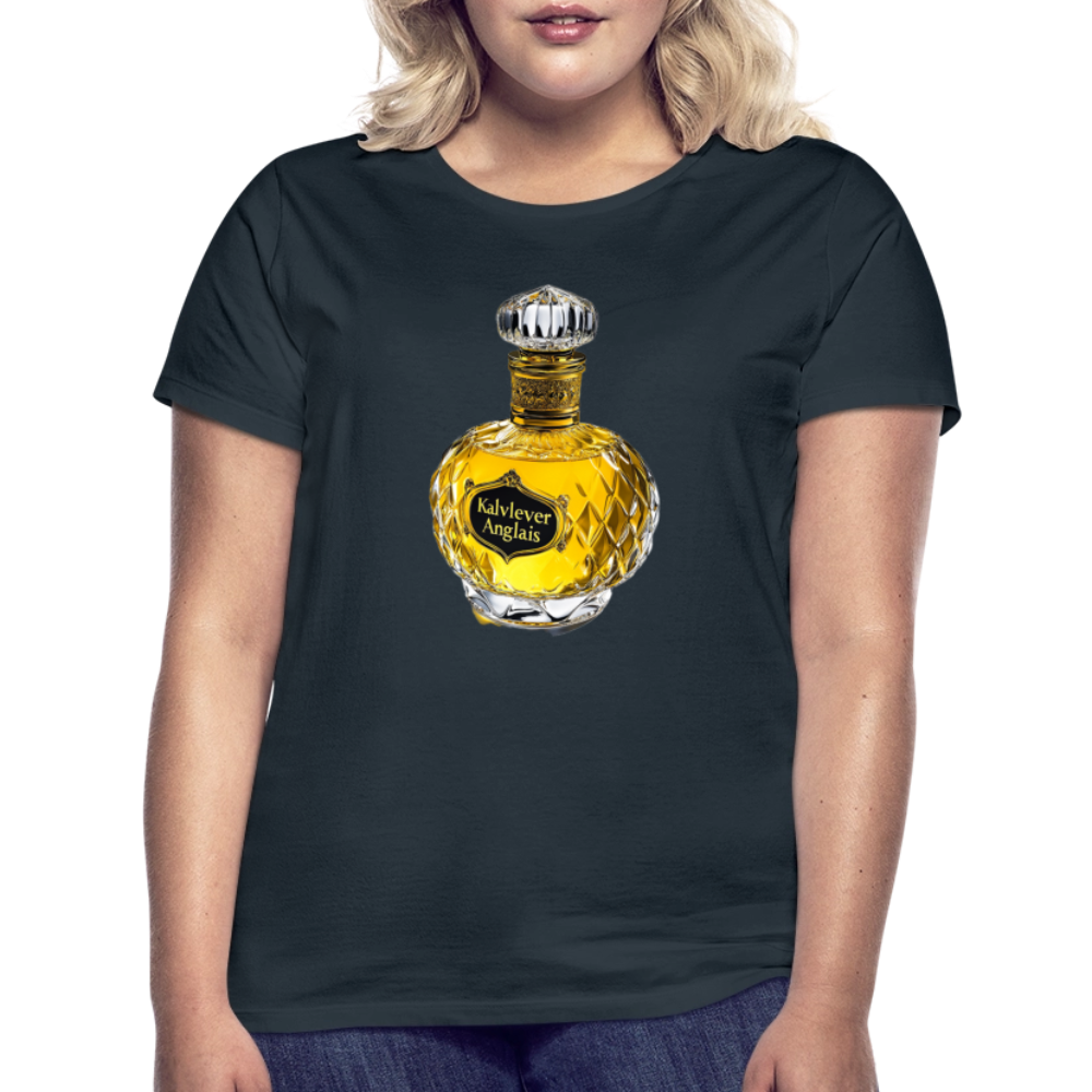 Eau de Perfume, T-shirt dam - marinblå