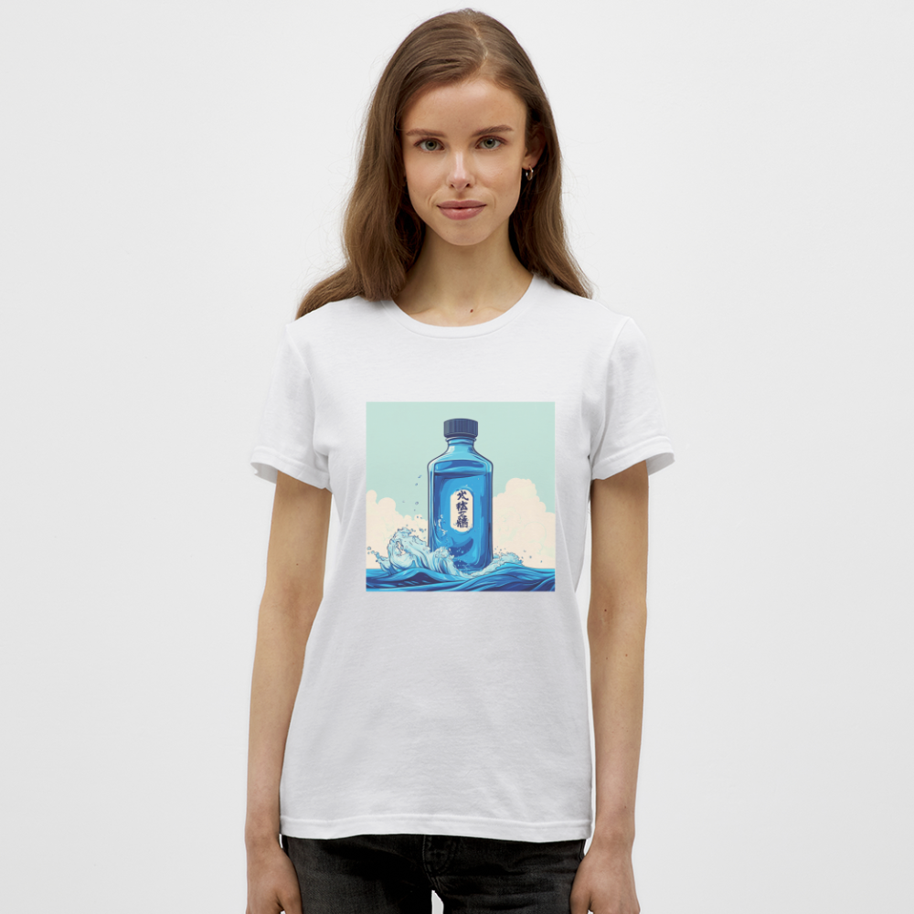 I Blått och Tystnad, T-shirt dam - vit