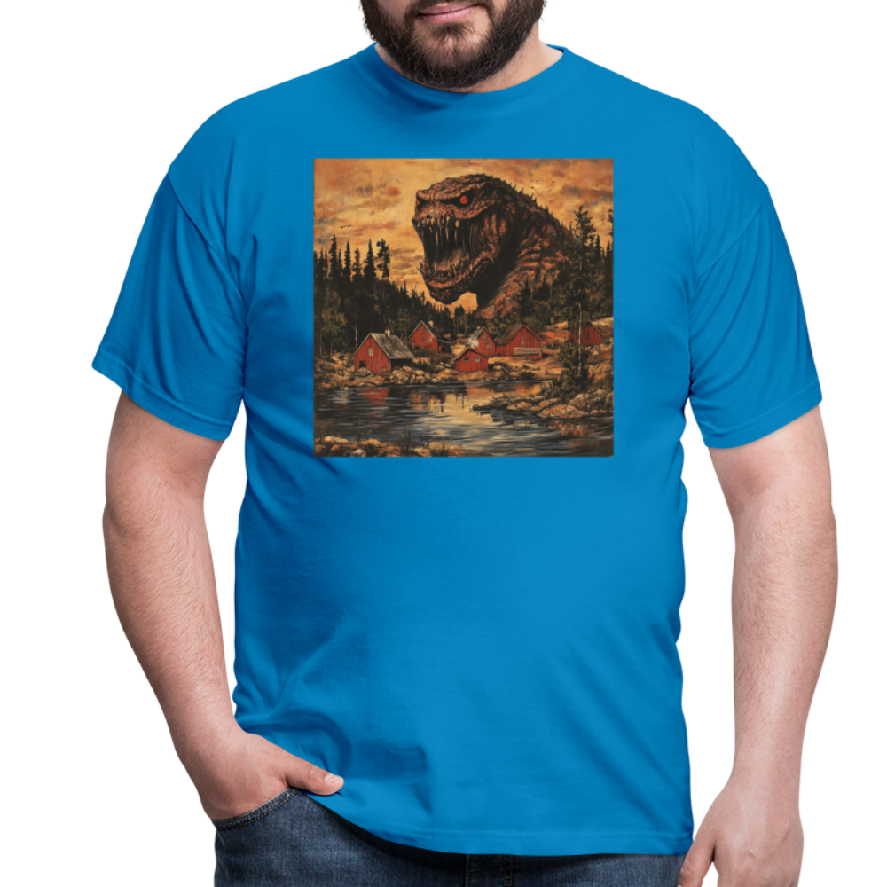 När Draken Vaknade vid Siljan, T-shirt herr - kungsblå