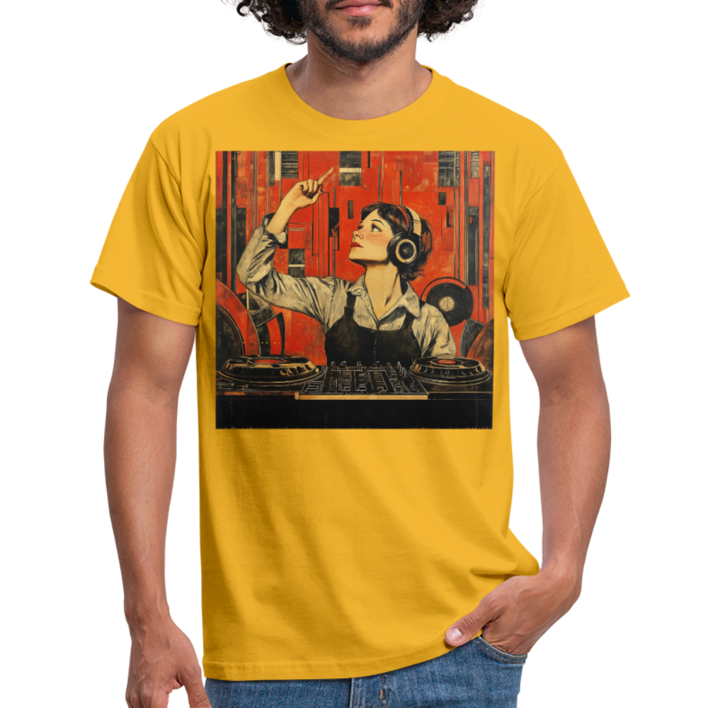 Revolutionens Rytm, T-shirt herr - gul