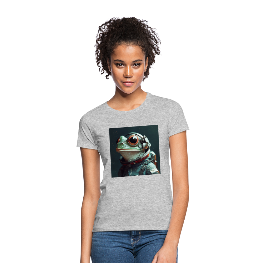 AstroFrog Amazonas, T-shirt dam - gråmelerad