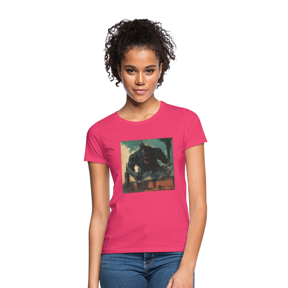 Helvetesstorm över Staden, T-shirt dam - azalea