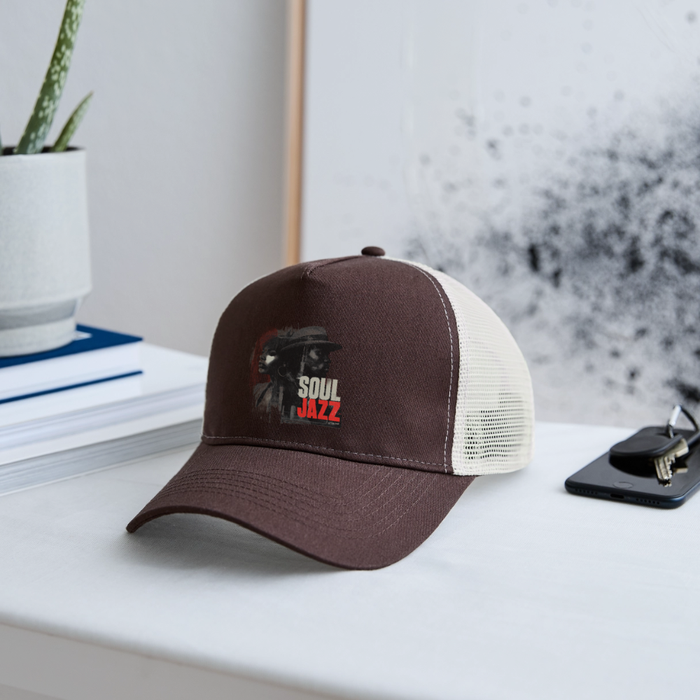 Soul Jazz Experience, Trucker Cap - brun/beige