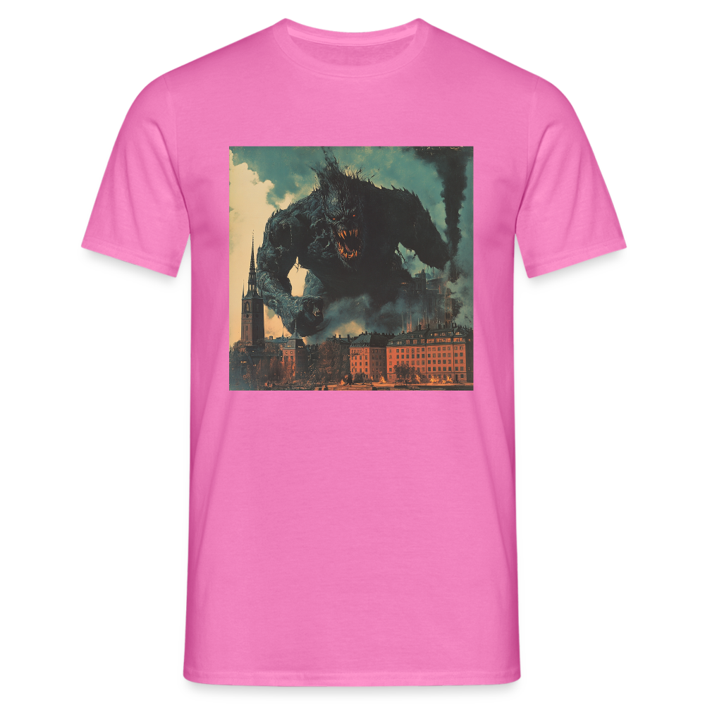 Helvetesstorm över Staden, T-shirt herr - rosa