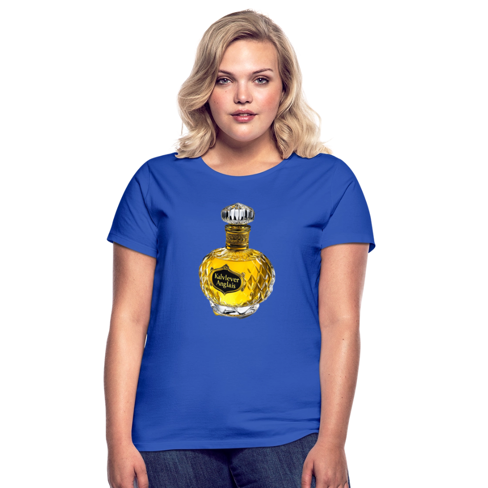 Eau de Perfume, T-shirt dam - royalblå