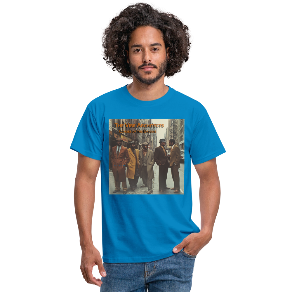The Vibe Architects, T-shirt herr - kungsblå