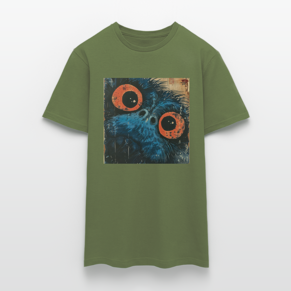 Den blå vännen, T-shirt herr - Militärgrön