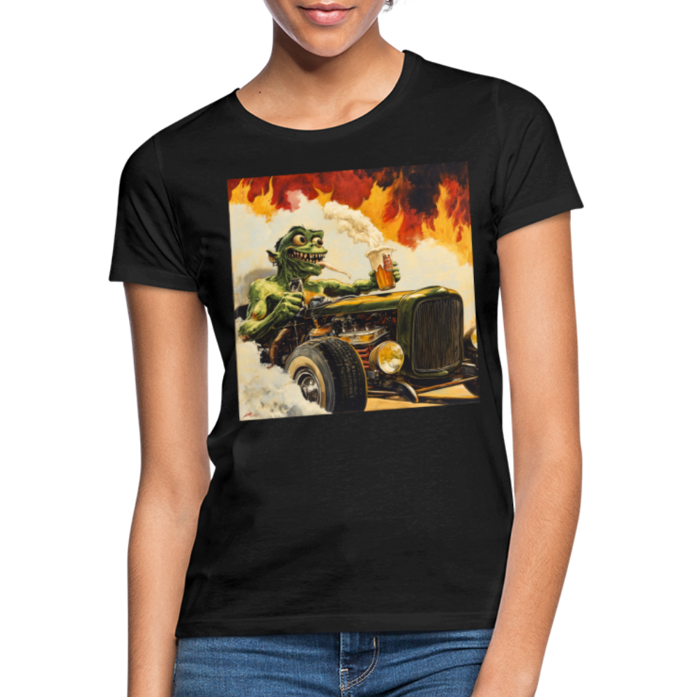 Ragg-Rex, T-shirt dam - svart