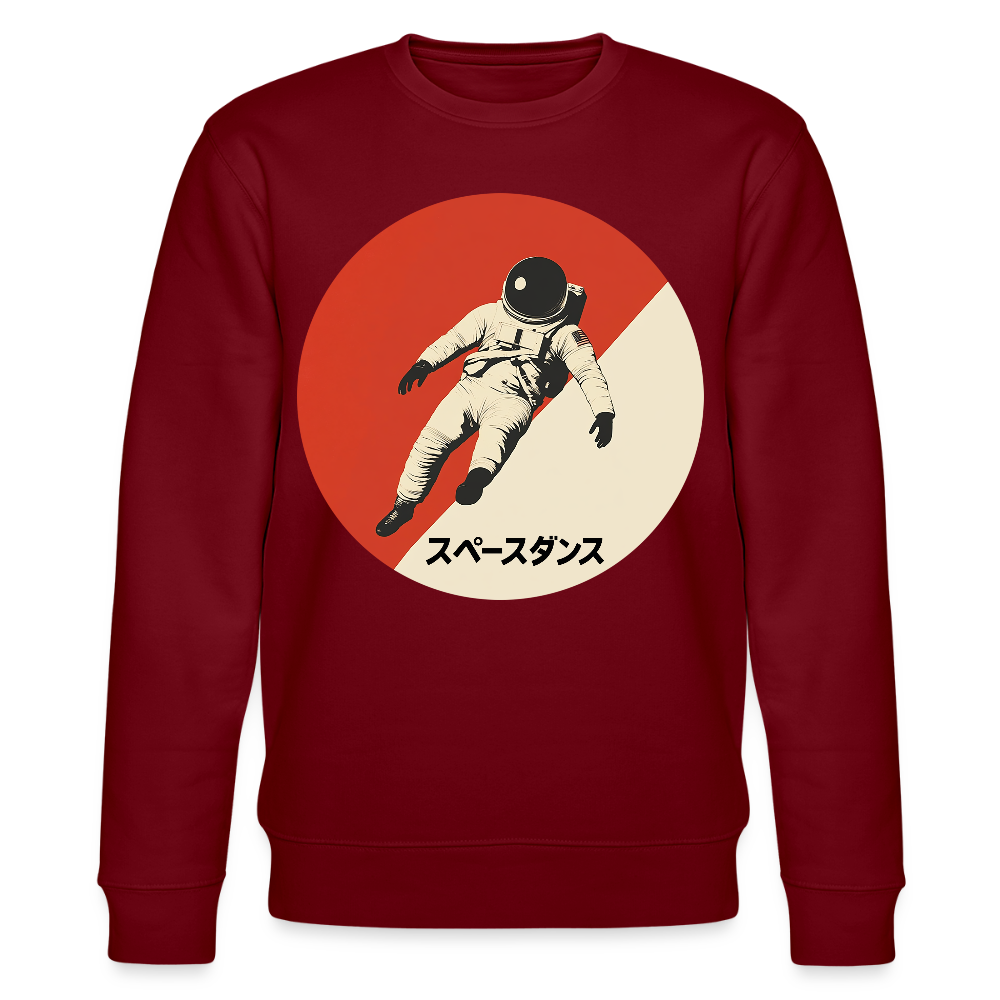 Space Dance, Ekologisk sweatshirt CHANGER unisex från Stanley/Stella - vinröd