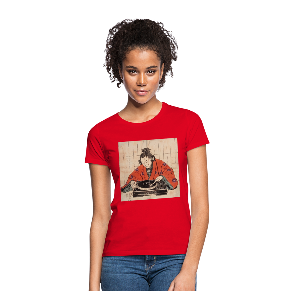 Echo från Edo, T-shirt dam - röd
