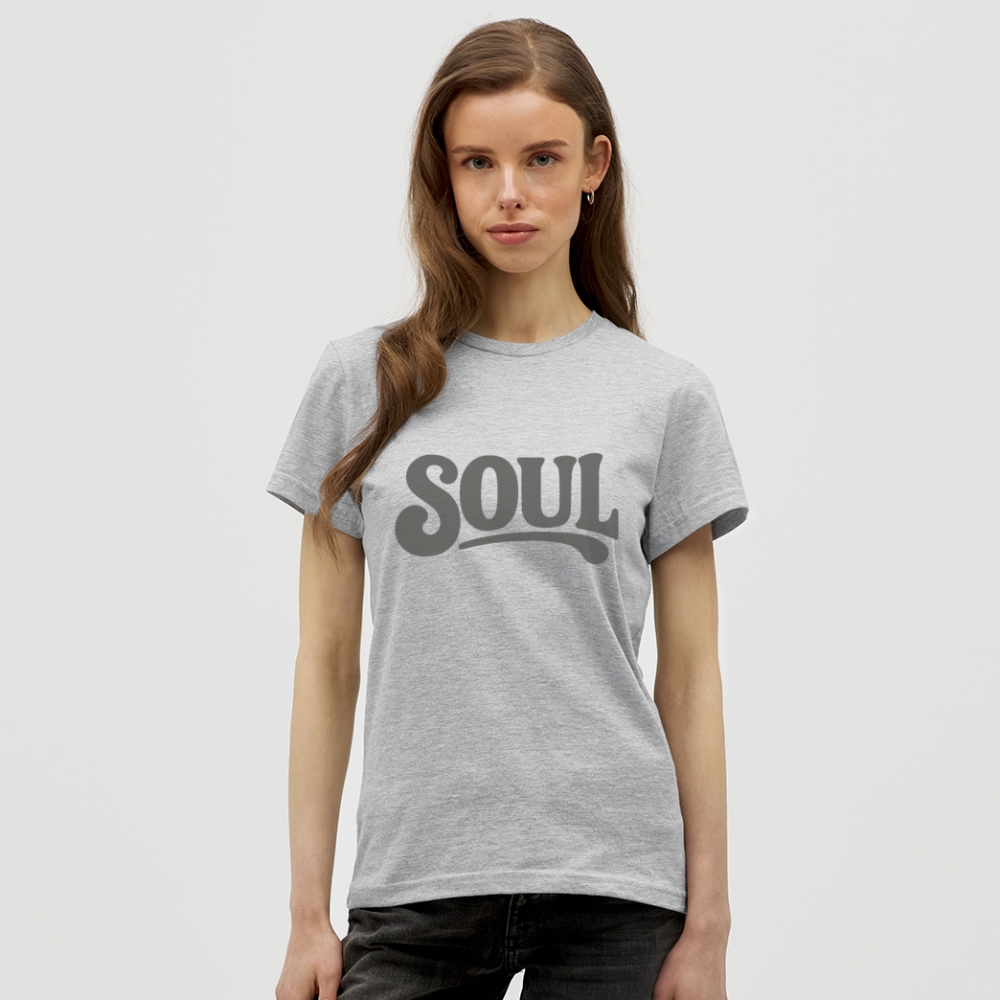 All About Soul, T-shirt dam - gråmelerad