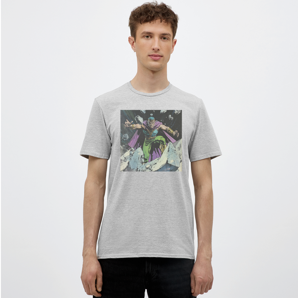 Granitus, T-shirt herr - gråmelerad