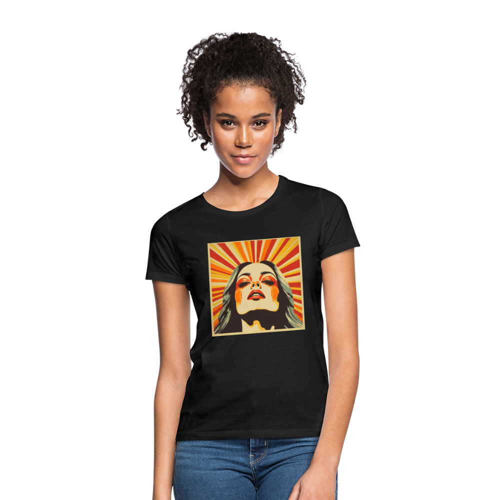 Sun Girl, T-shirt dam - svart