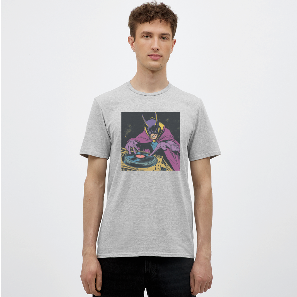 Purple Pulse, T-shirt herr - gråmelerad