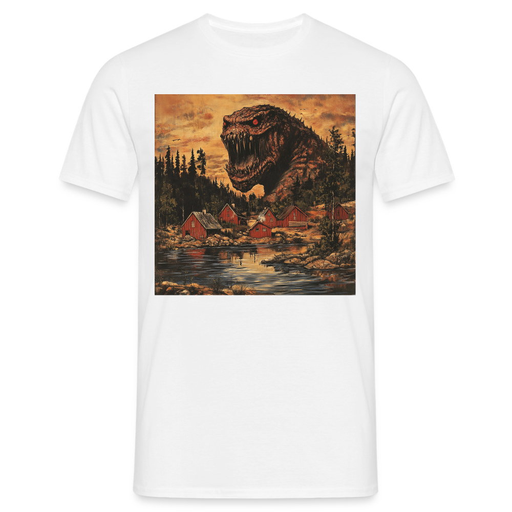 När Draken Vaknade vid Siljan, T-shirt herr - vit
