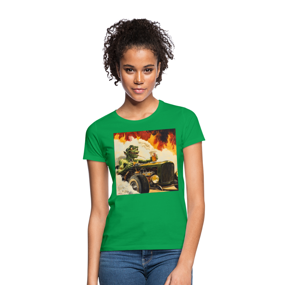 Ragg-Rex, T-shirt dam - kellygrön