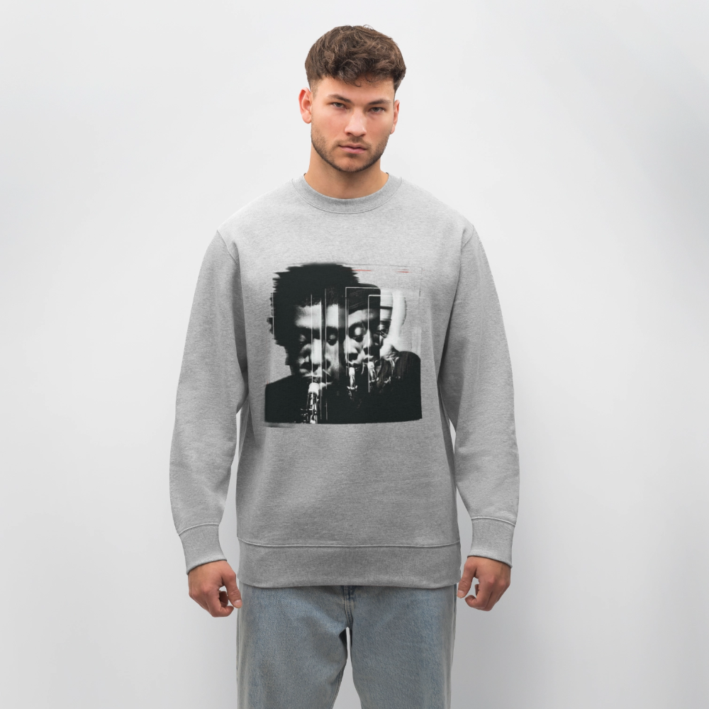 Between Breaths, Ekologisk sweatshirt CHANGER unisex från Stanley/Stella - gråmelerad