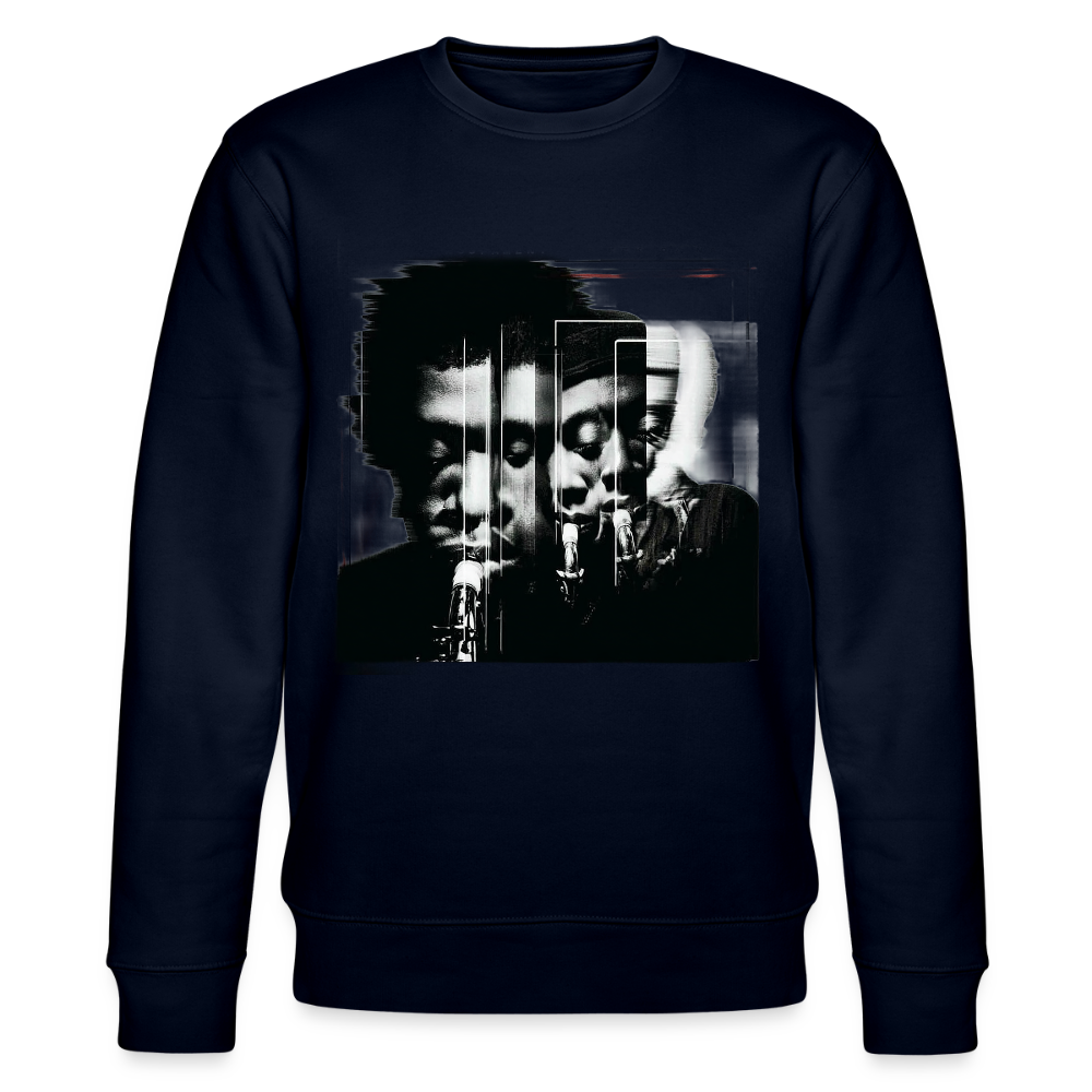 Between Breaths, Ekologisk sweatshirt CHANGER unisex från Stanley/Stella - marinblått