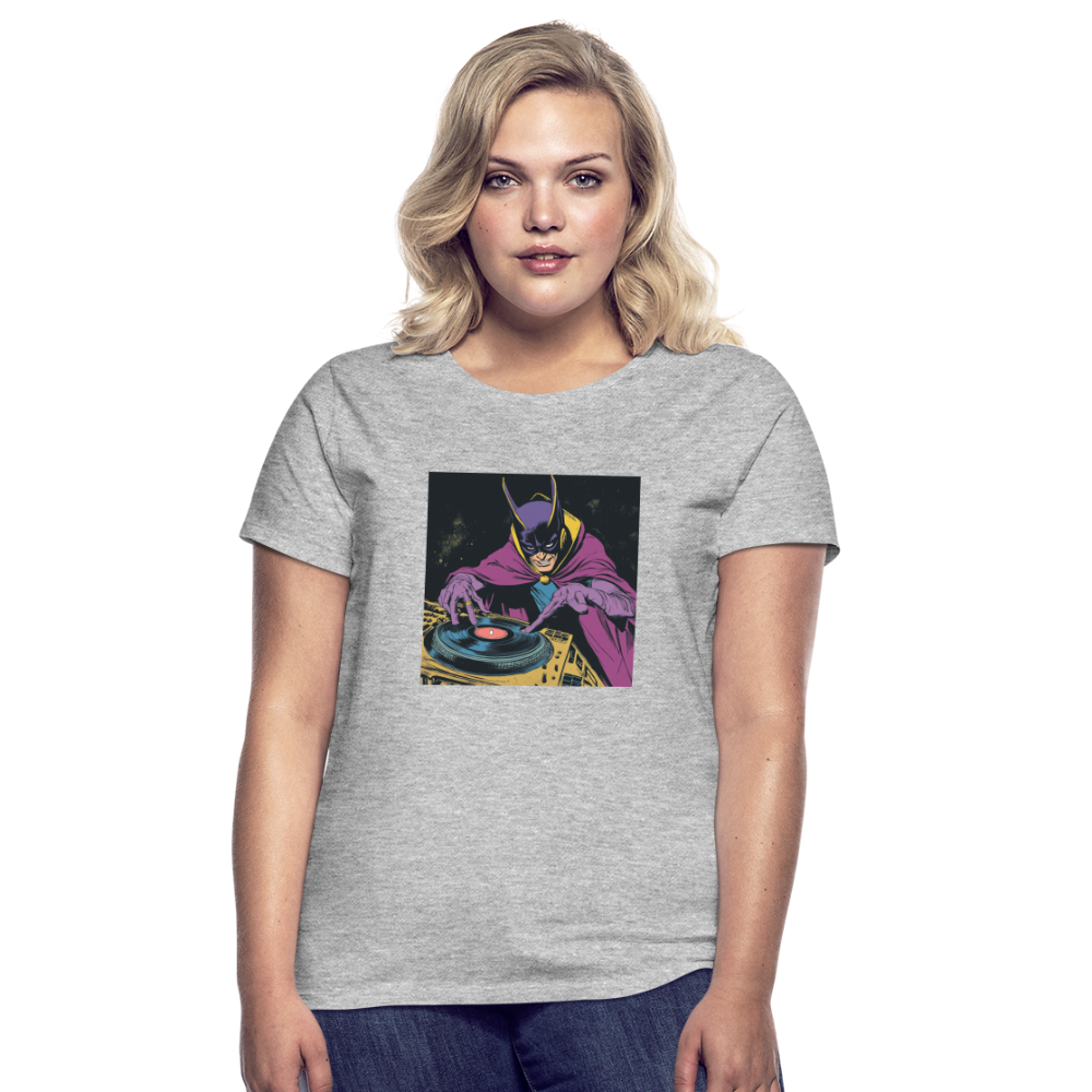 Purple Pulse, T-shirt dam - gråmelerad