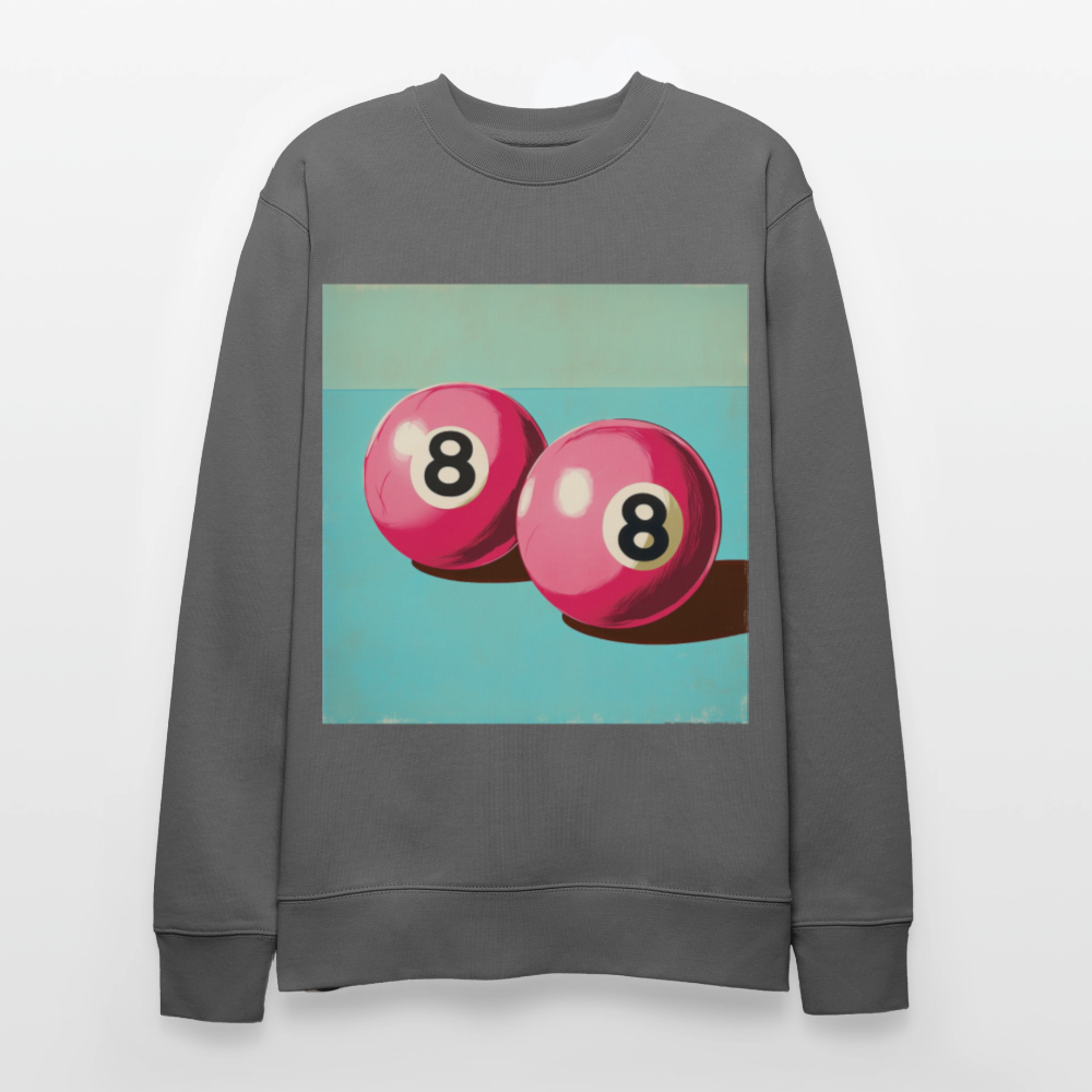 Rosa Rivaler, Ekologisk sweatshirt CHANGER unisex från Stanley/Stella - kolgrå