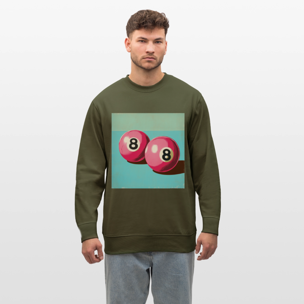 Rosa Rivaler, Ekologisk sweatshirt CHANGER unisex från Stanley/Stella - kaki