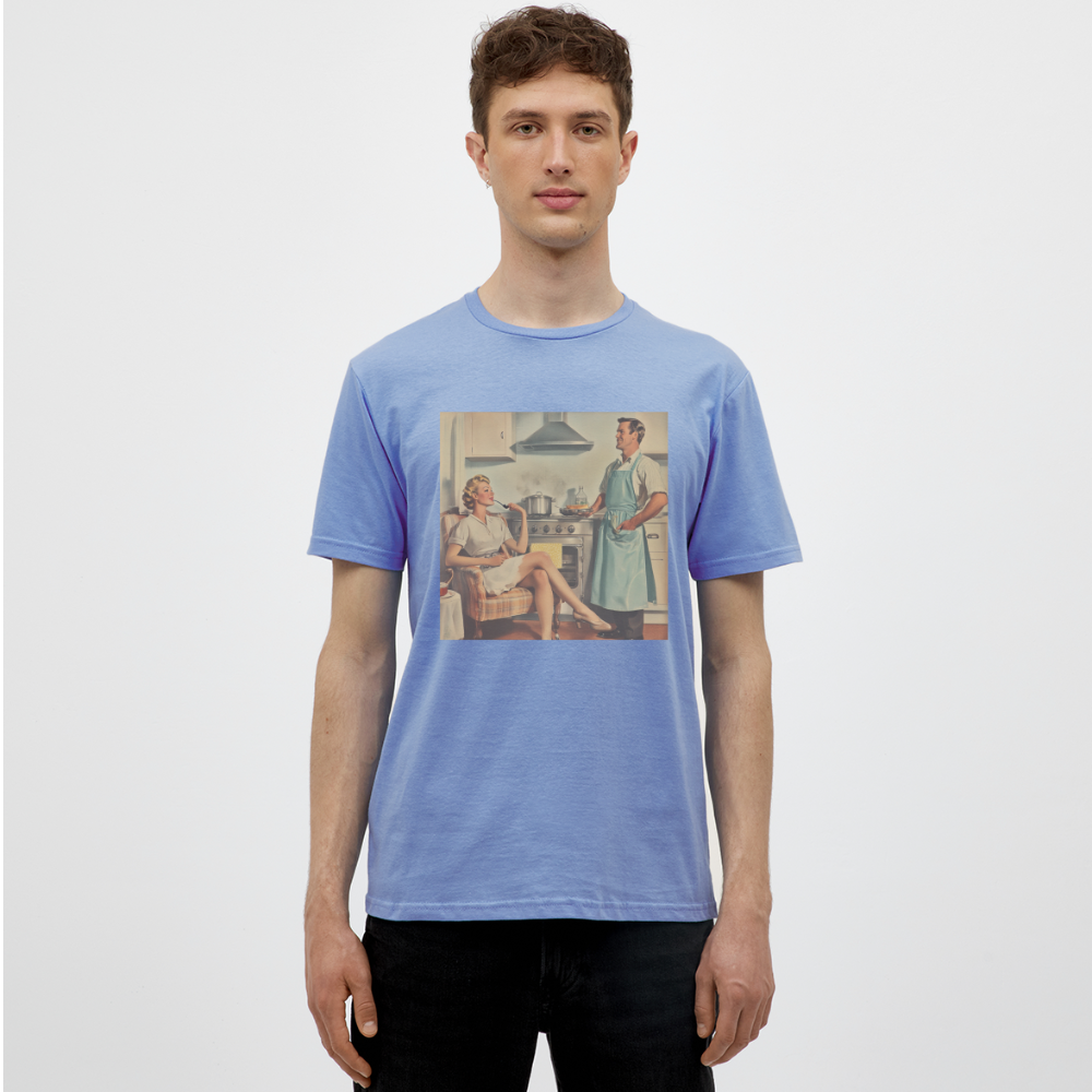 Äta bör man - annars dör man, T-shirt herr - carolina blue