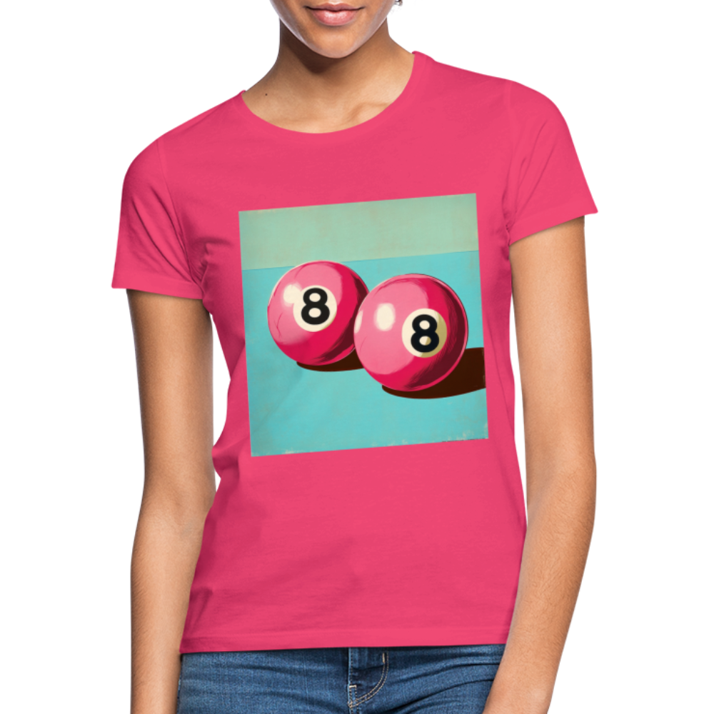 Rosa Rivaler, T-shirt dam - azalea