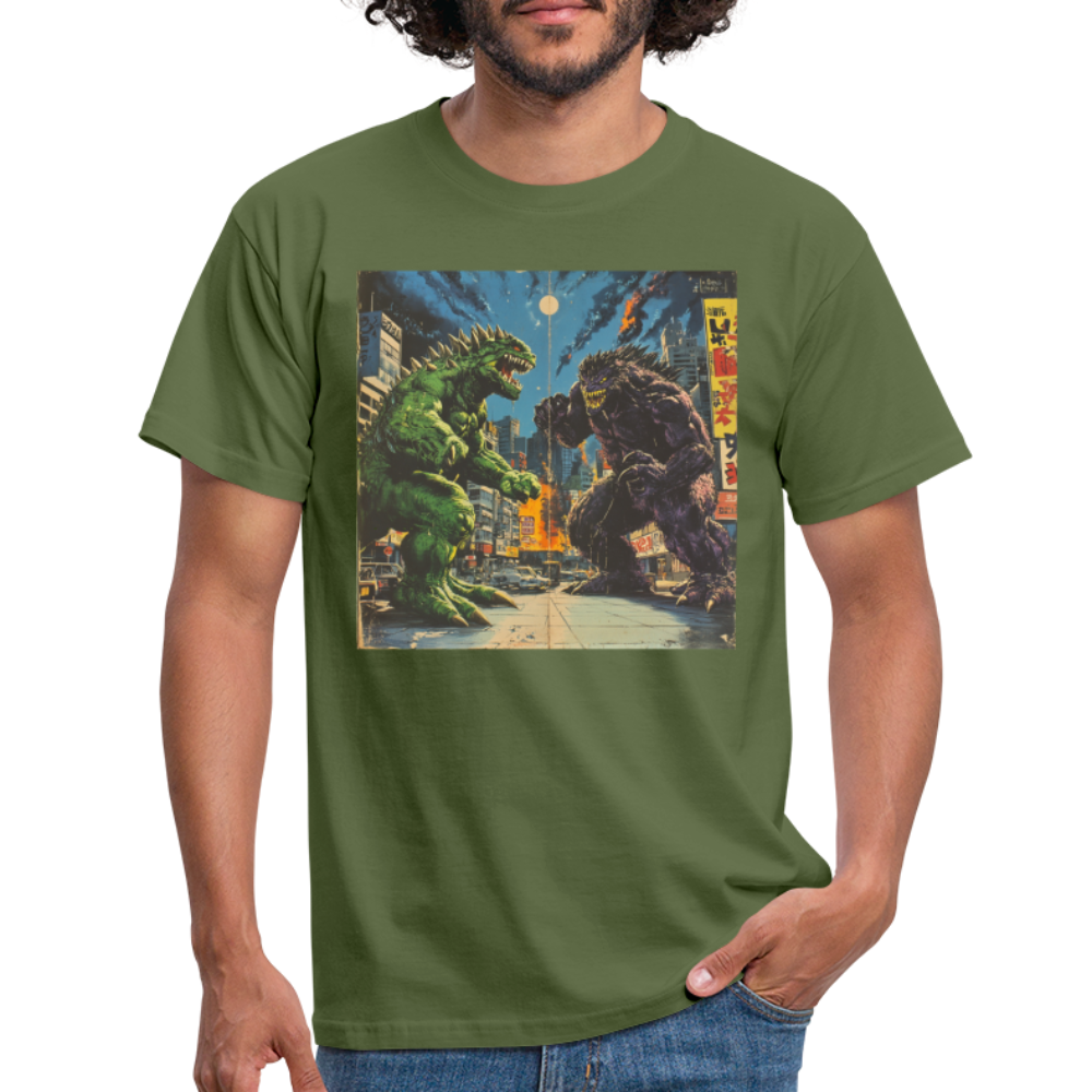 Kampen vid Solnedgången, T-shirt herr - Militärgrön