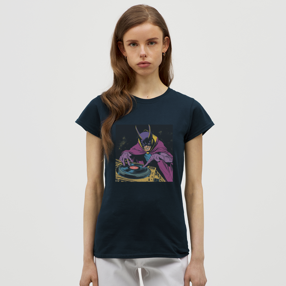 Purple Pulse, T-shirt dam - marinblå