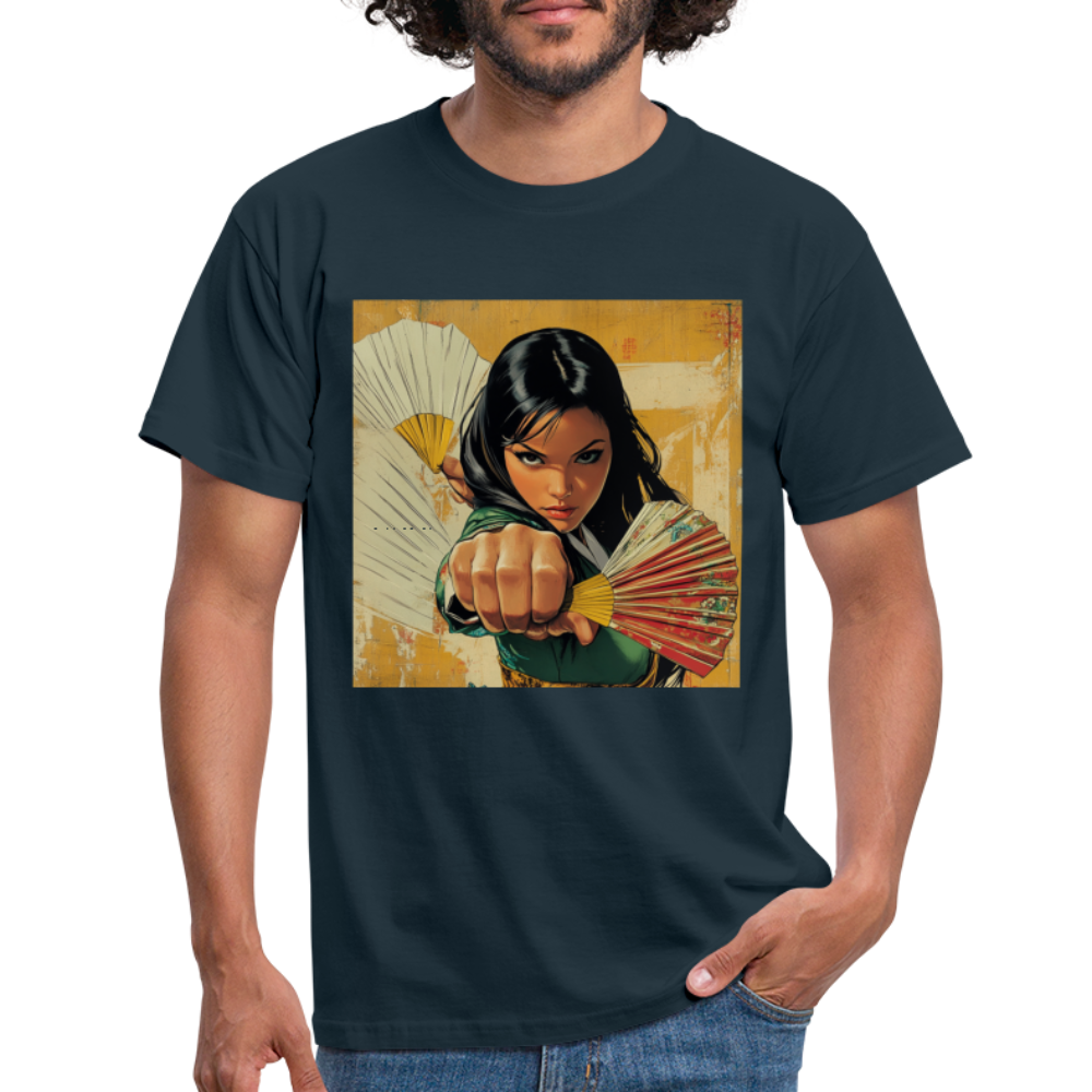 Blå Lotus, T-shirt herr - marinblå