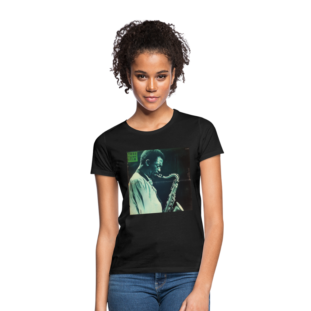 Gåtfull figur i jazzens underground, T-shirt dam - svart