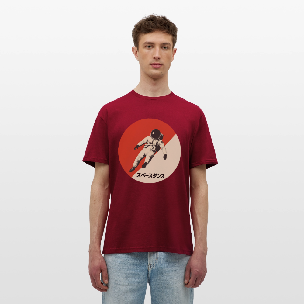 Space Dance, T-shirt unisex - tegelröd