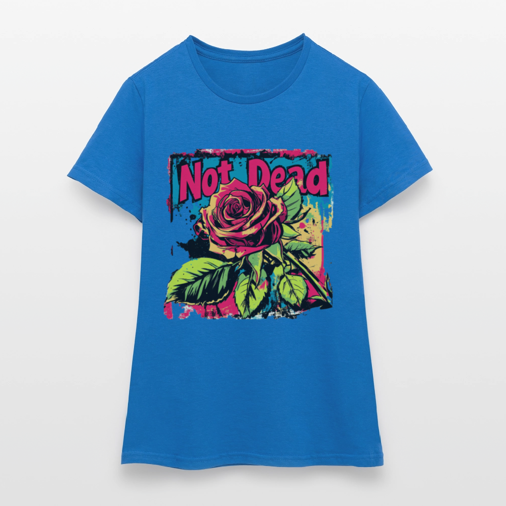 Den Eviga Rosen, T-shirt dam - royalblå