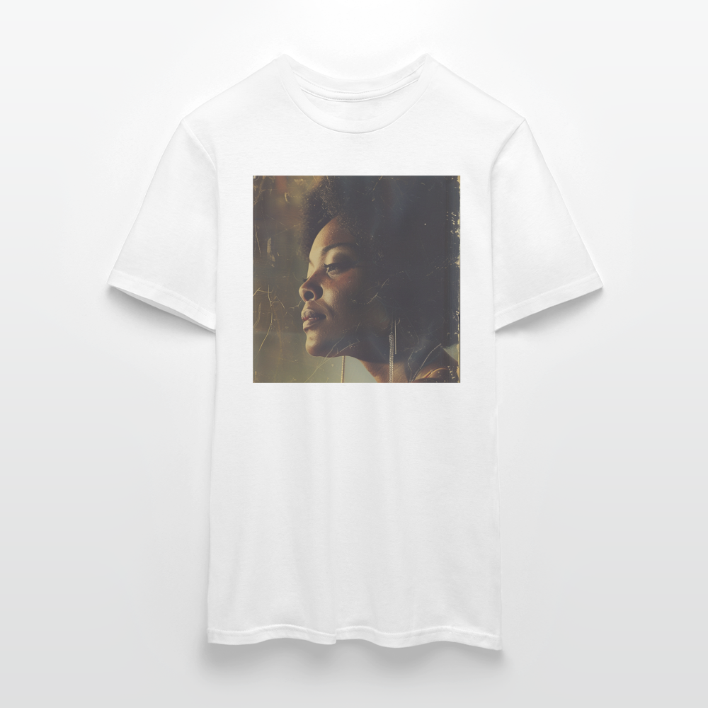 Echoes of Blue, T-shirt herr - vit
