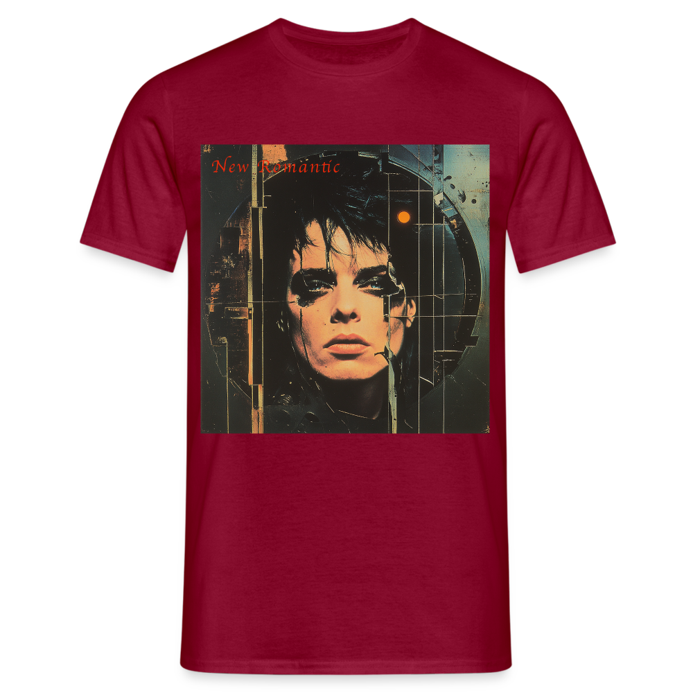 New Romance, T-shirt herr - tegelröd