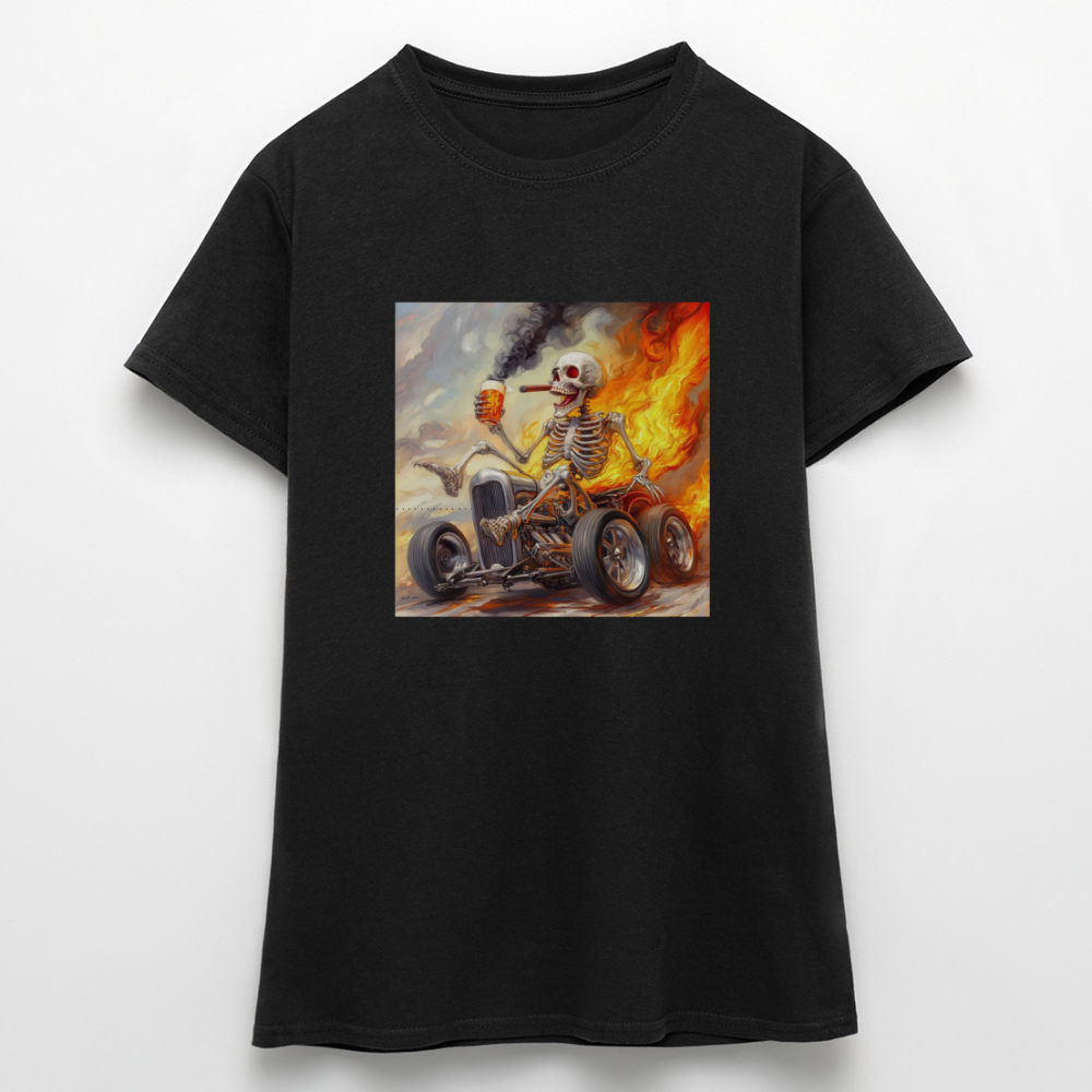 Knekta Krash, T-shirt dam - svart