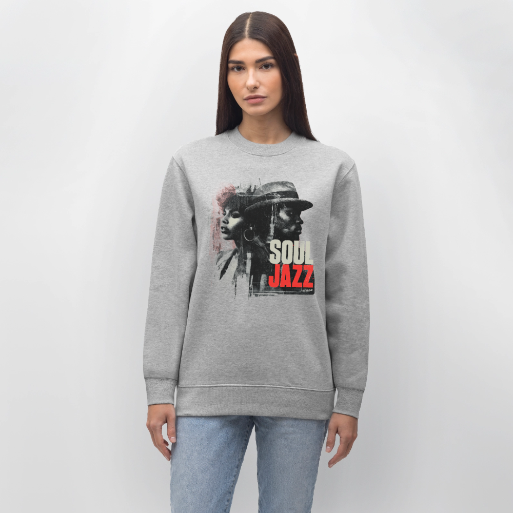 Soul Jazz Experience, Ekologisk sweatshirt CHANGER unisex från Stanley/Stella - gråmelerad