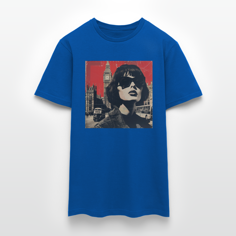 T-shirt herr - kungsblå