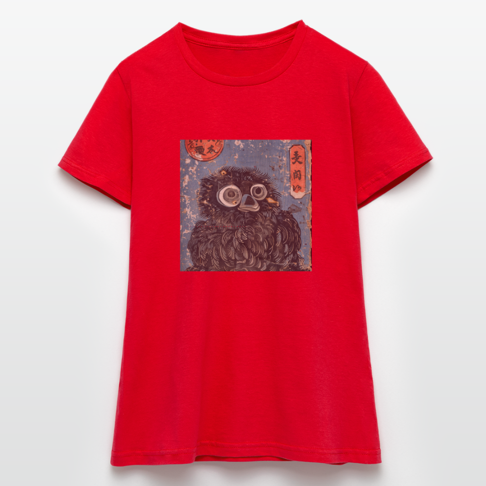 Denimiko, T-shirt dam - röd