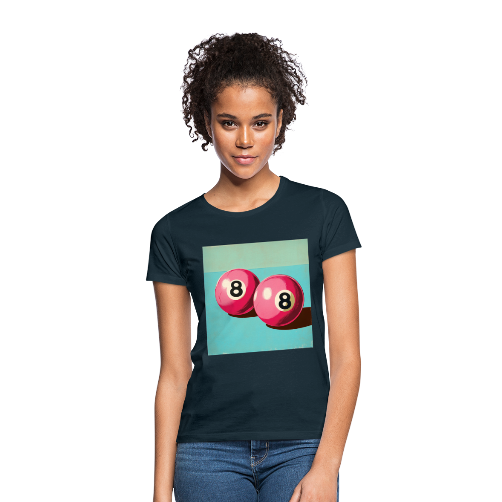 Rosa Rivaler, T-shirt dam - marinblå