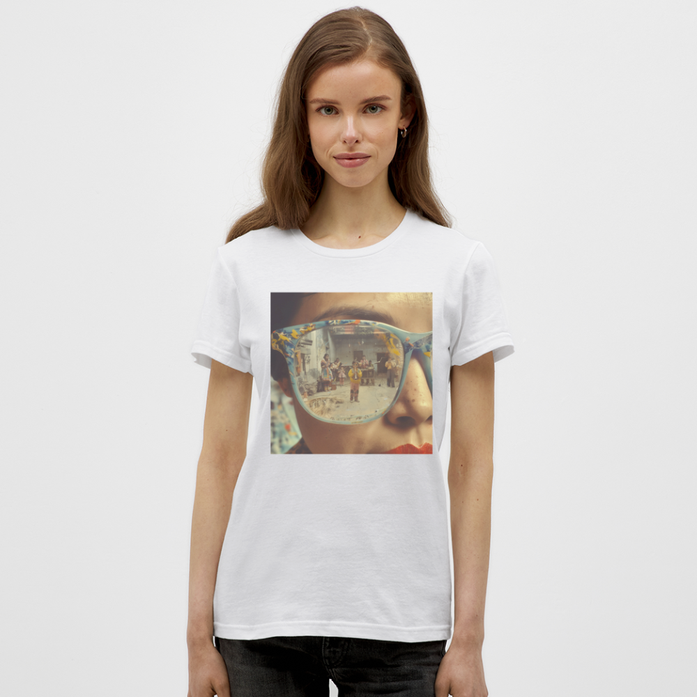 Reflektioner av Anderna, T-shirt dam - vit