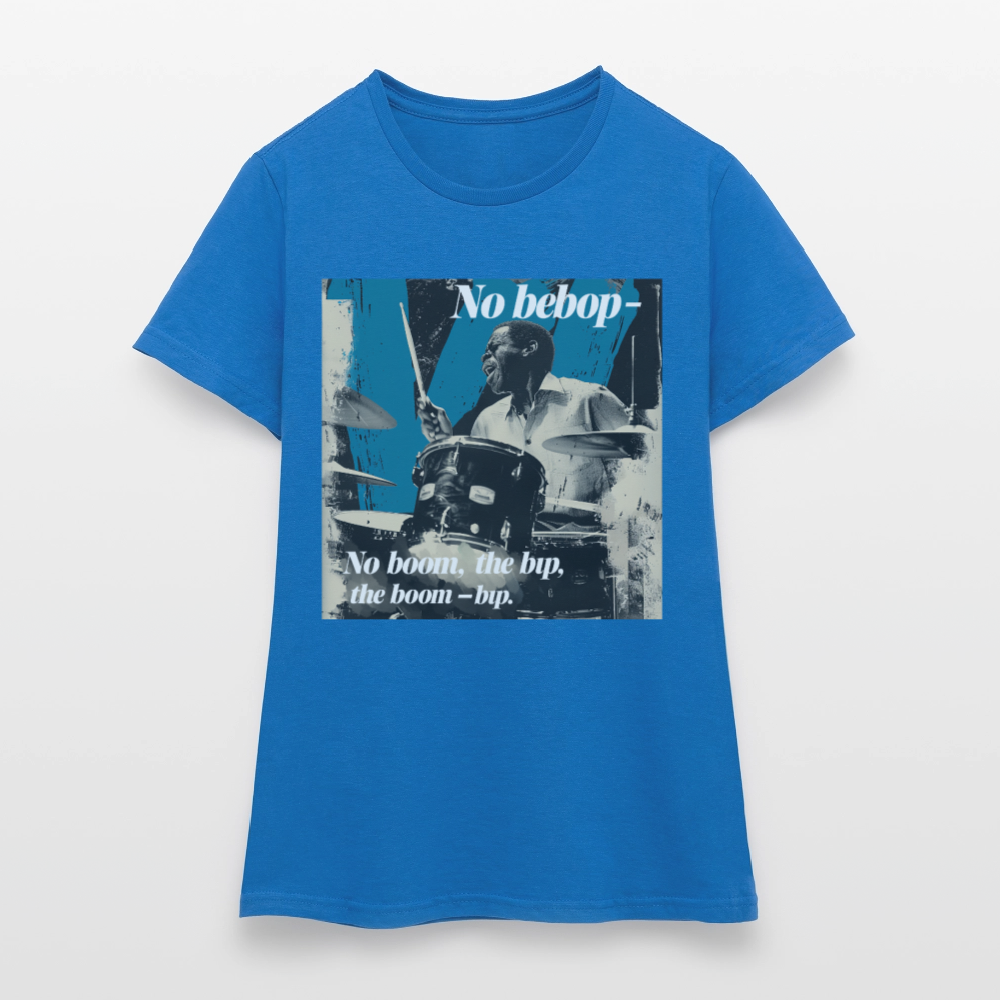 Push It Bebop, T-shirt dam - royalblå