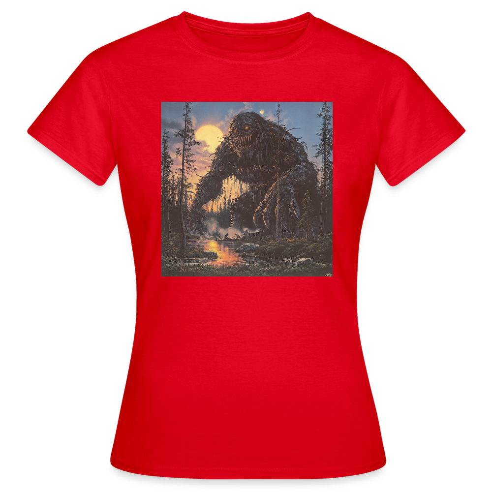 I Skuggorna av Värmland, T-shirt dam - röd