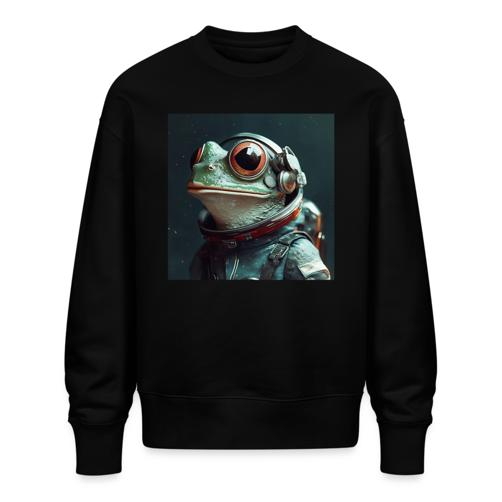 AstroFrog Amazonas, Ekologisk oversizetröja RADDER unisex från Stanley/Stella - svart