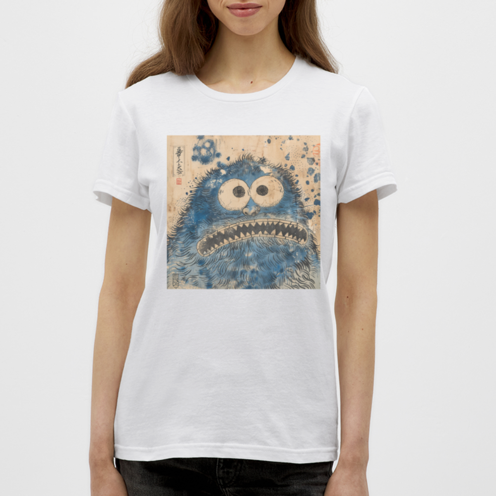 Uramiko ramlar i vattnet, T-shirt dam - vit