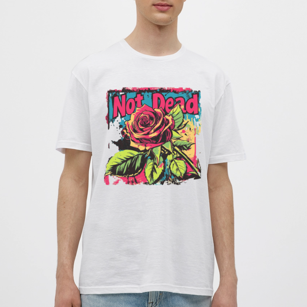 Den Eviga Rosen, T-shirt herr - vit