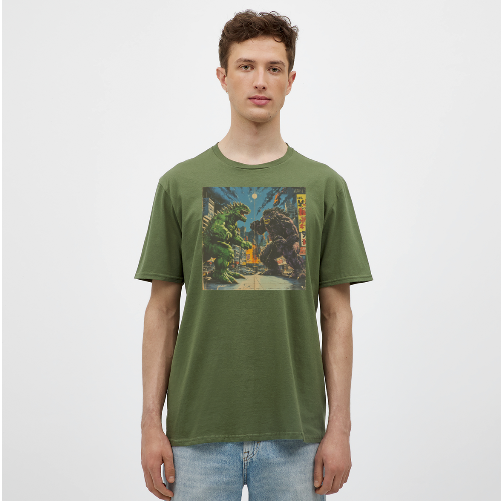 Kampen vid Solnedgången, T-shirt herr - Militärgrön