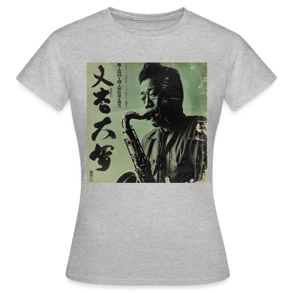 Live Mount Fuji Jazzcafé , T-shirt dam - gråmelerad