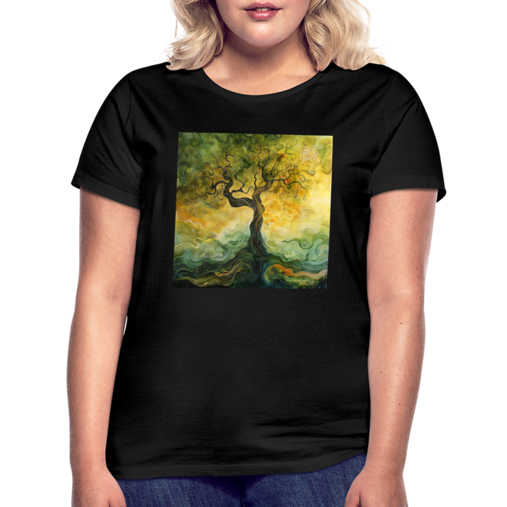 Trädets visdom, T-shirt dam - svart